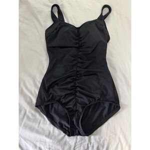 Azul Women's One Piece Swimsuit Black Size 18 Classic Look Padded